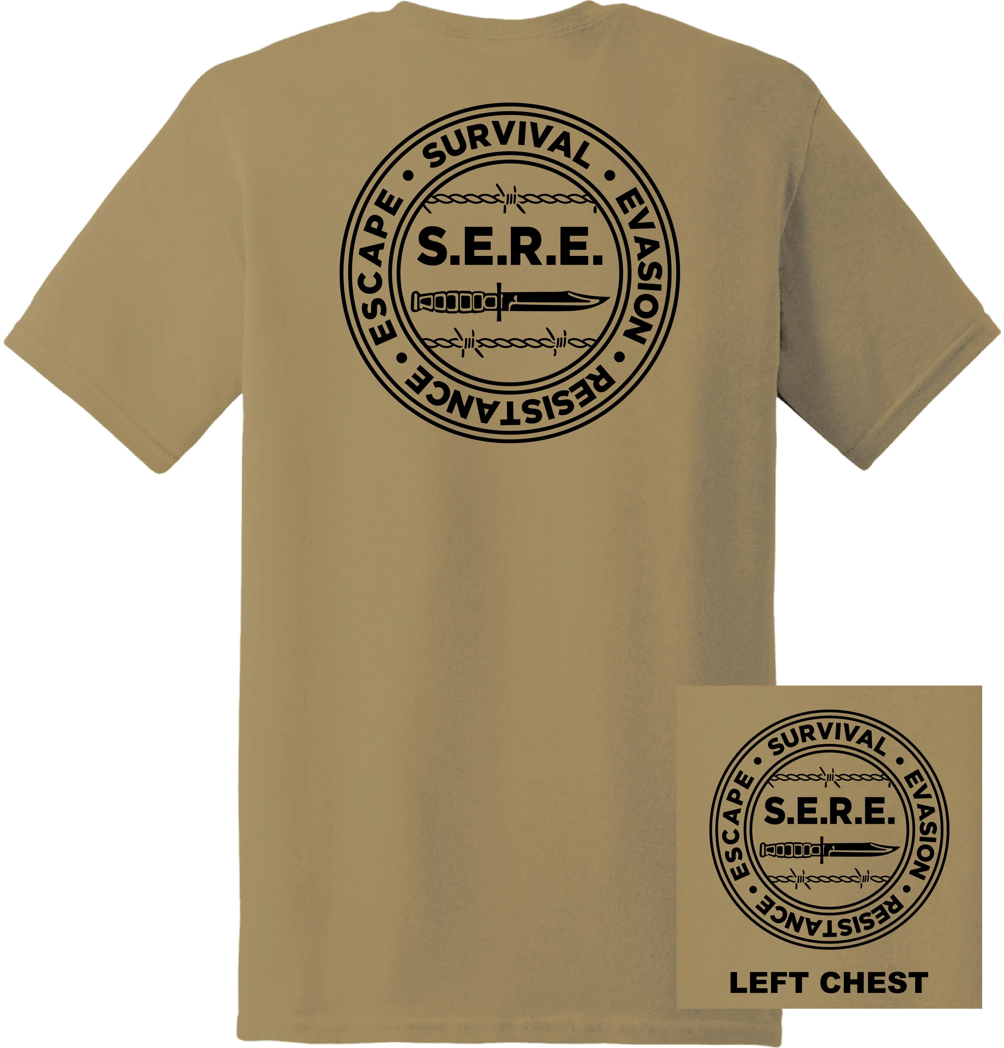 SERE Survival Evasion Resistance & Escape School T-Shirt