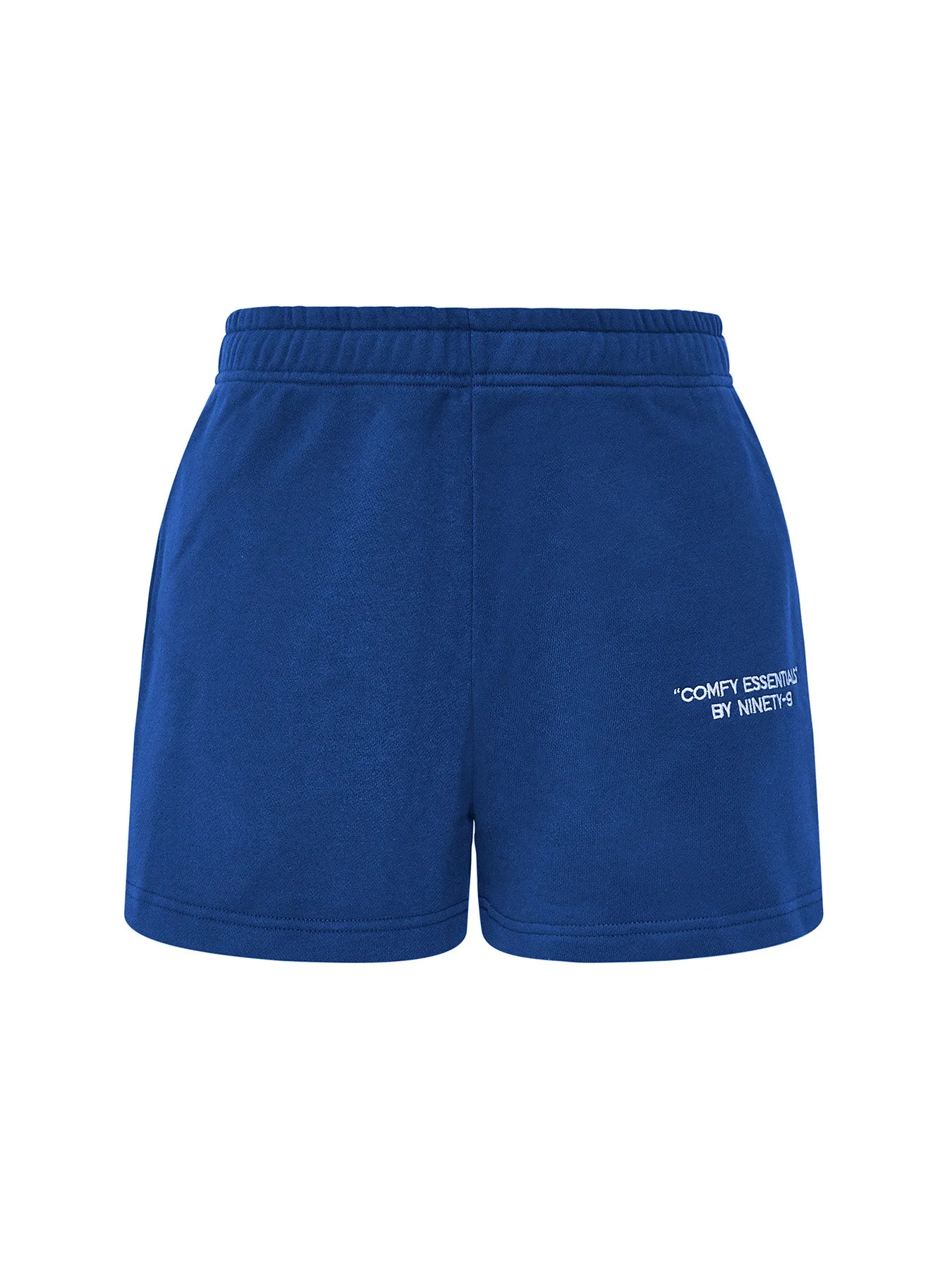 SET - ESSENTIALS - ZIPPER HOODIE AND SHORTS • CLASSIC BLUE