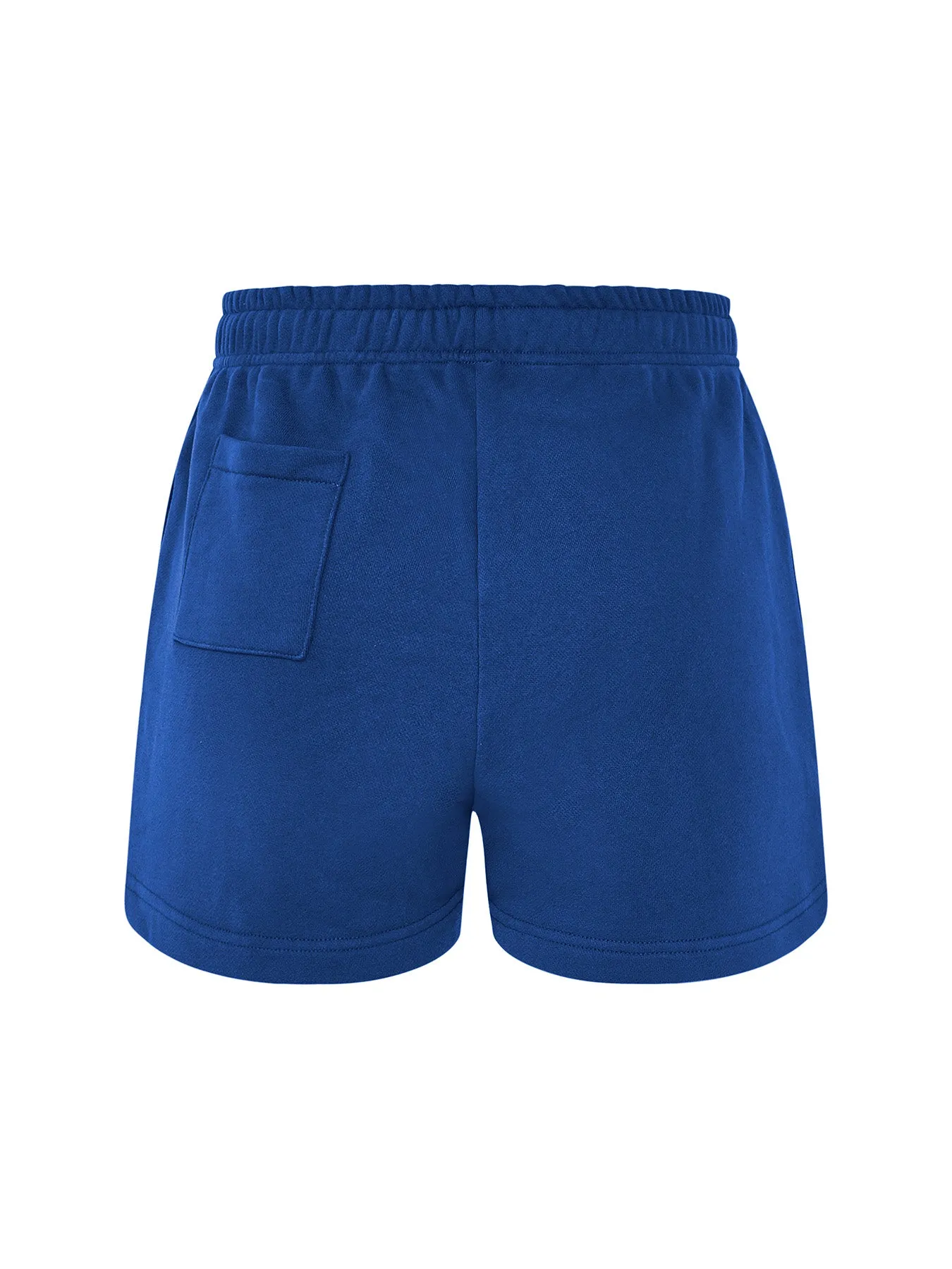SET - ESSENTIALS - ZIPPER HOODIE AND SHORTS • CLASSIC BLUE