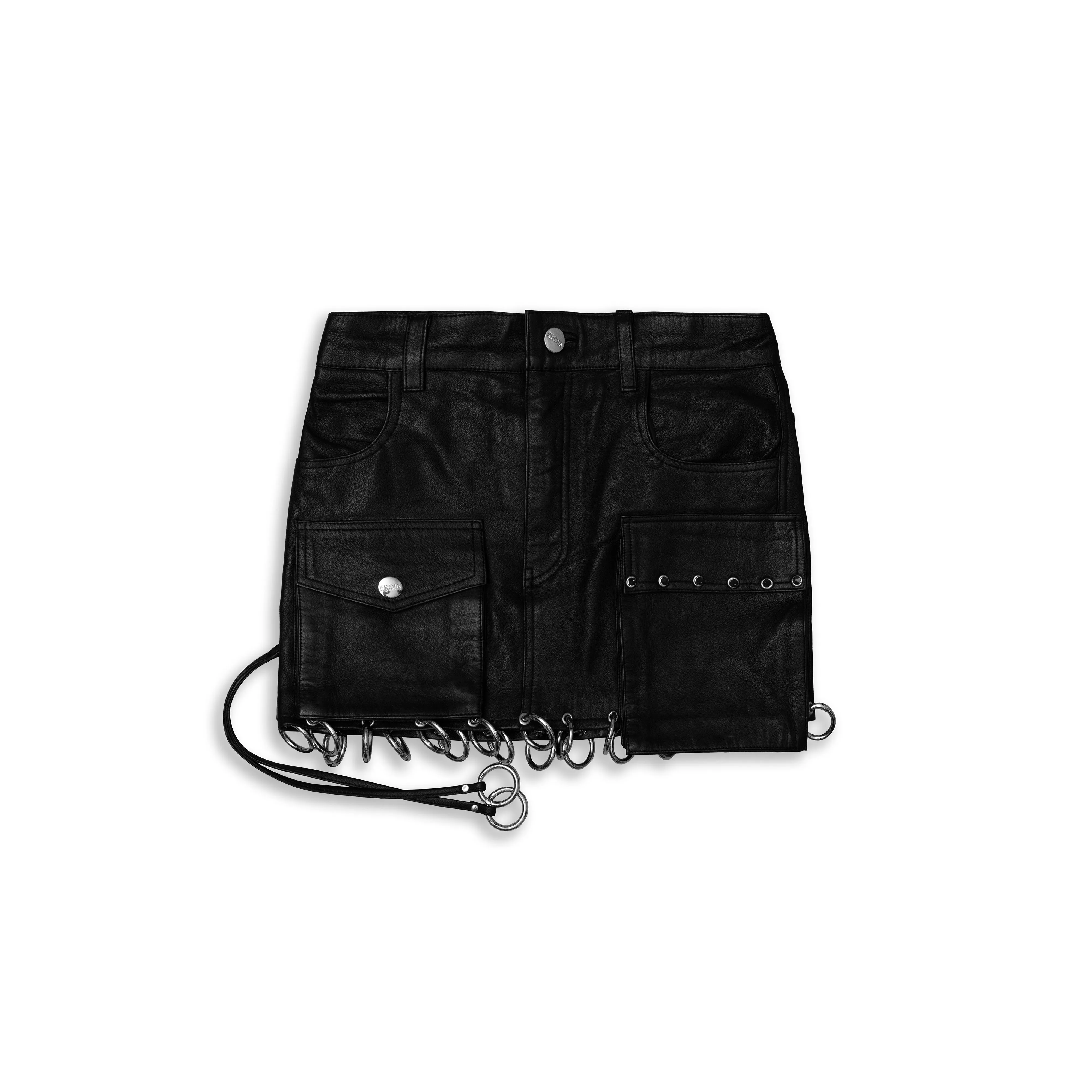 SHADOWPUNK LEATHER SHORTS