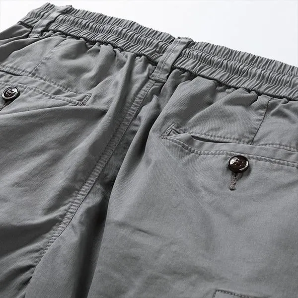 Short Cargo Multi-Poches Style Militaire (Ceinture Exclue)
