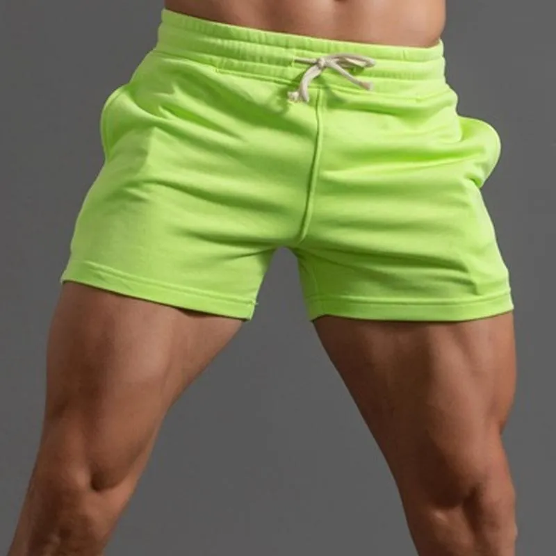 Short de sport en coton pour homme vintage