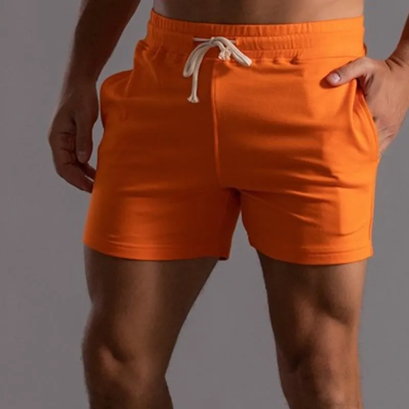 Short de sport en coton pour homme vintage