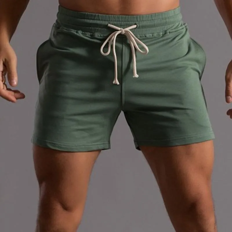 Short de sport en coton pour homme vintage