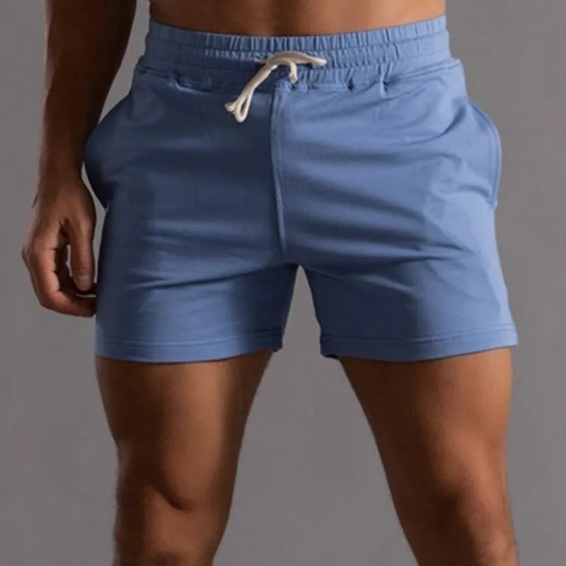 Short de sport en coton pour homme vintage
