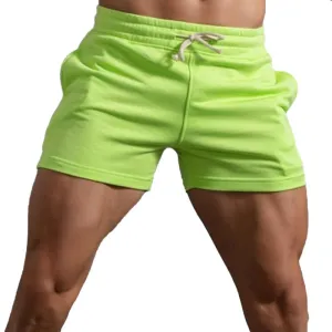Short de sport en coton pour homme vintage