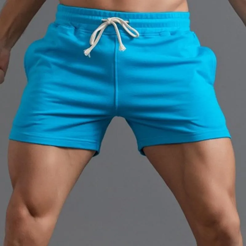 Short de sport en coton pour homme vintage