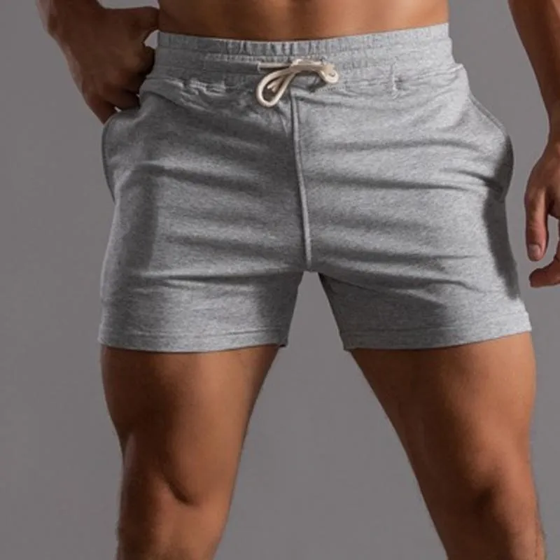 Short de sport en coton pour homme vintage