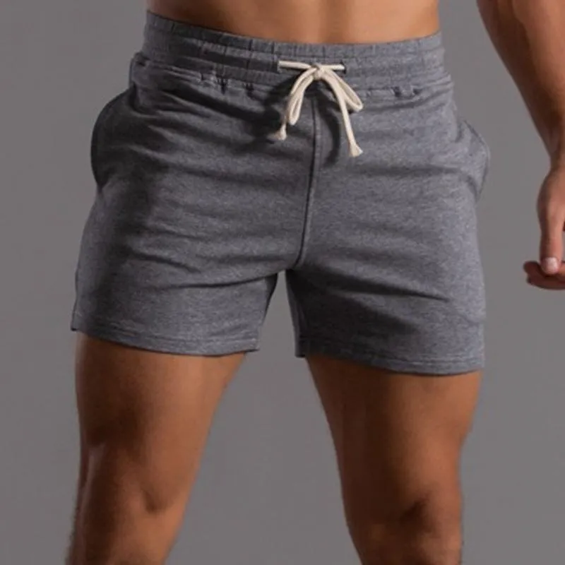 Short de sport en coton pour homme vintage