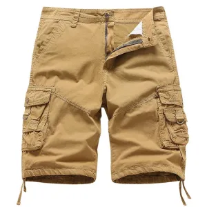 Short en coton vintage uni pour homme