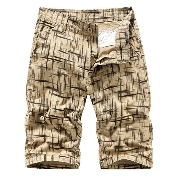 Short imprimé vintage vintage