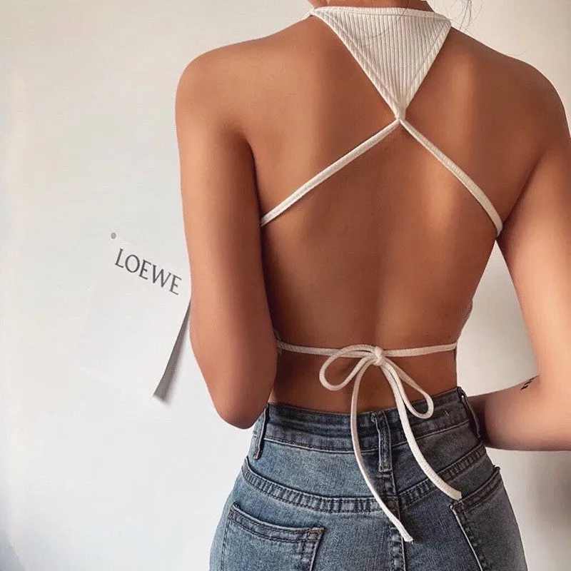 Short Sleeveless Vest Top