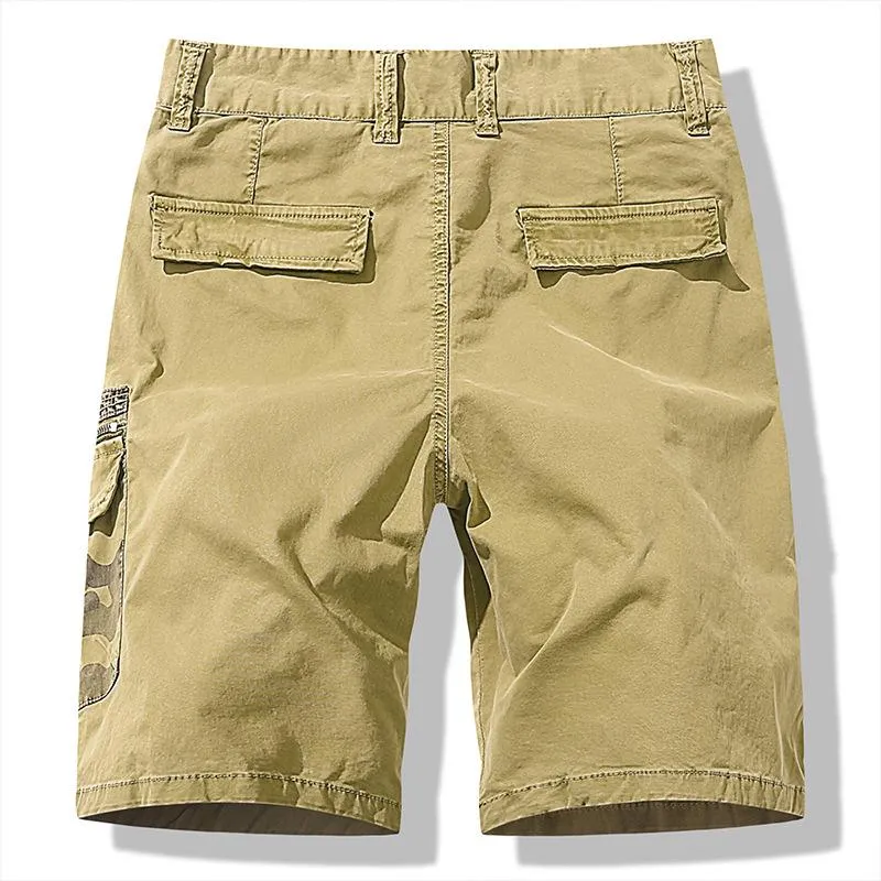 Short tendance multi-poches rétro