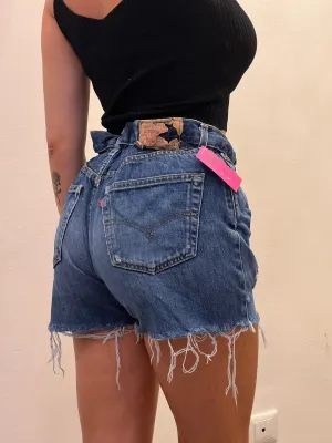 Shorts Levi's Vintage denim a caramella con strappi