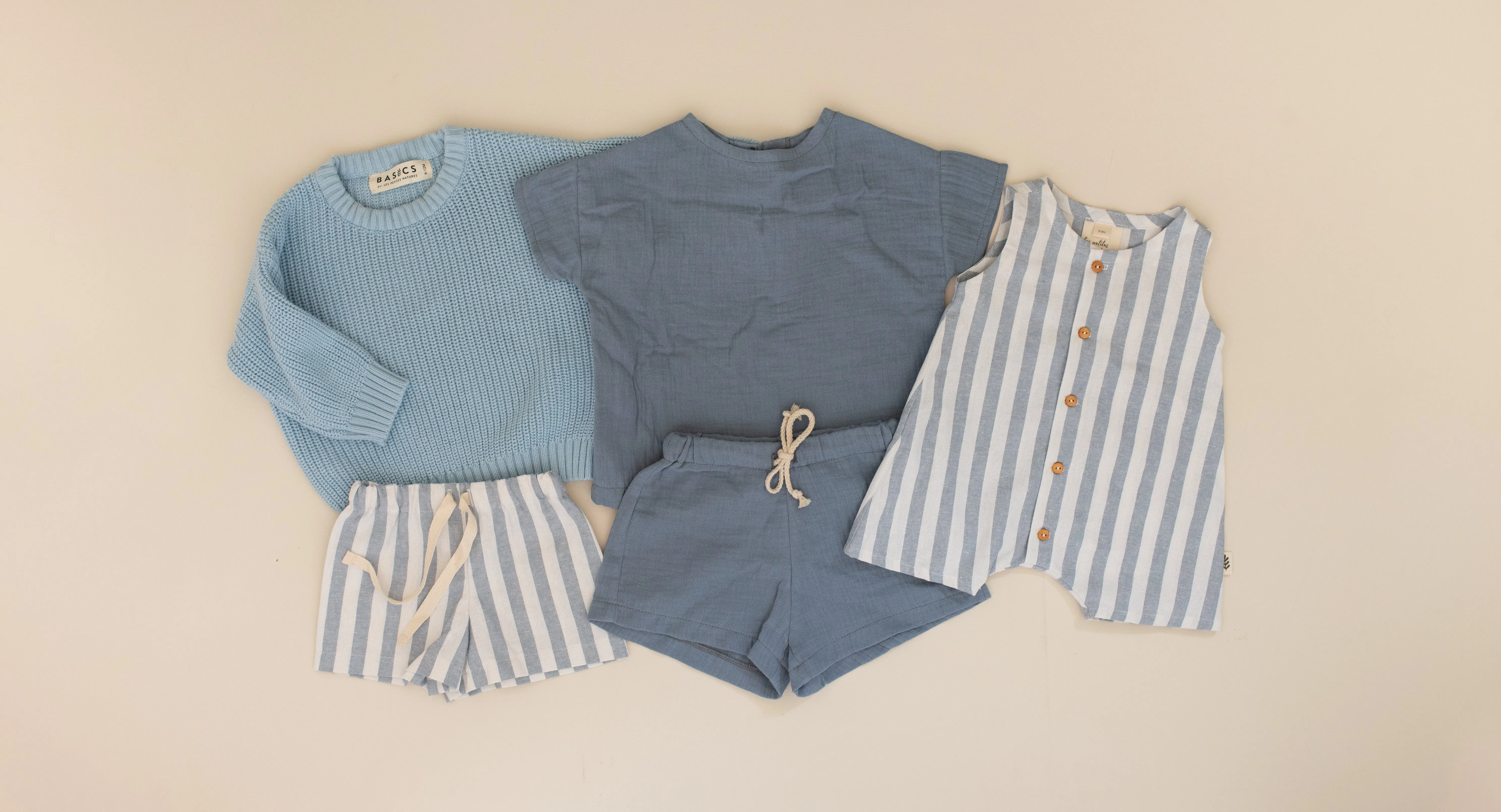 Shorts - Vista Blue Stripes