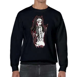 SINNER SLAP THROUGH-N-THROUGH CREWNECK