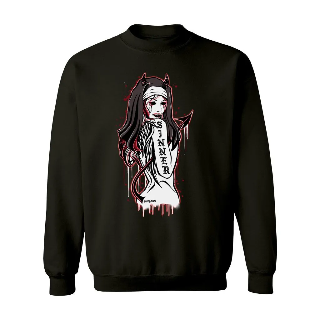 SINNER SLAP THROUGH-N-THROUGH CREWNECK