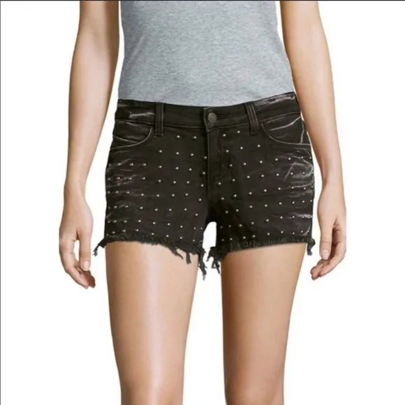 Siwy Alia Cut-off Shorts in Renegade with Studs Size 24