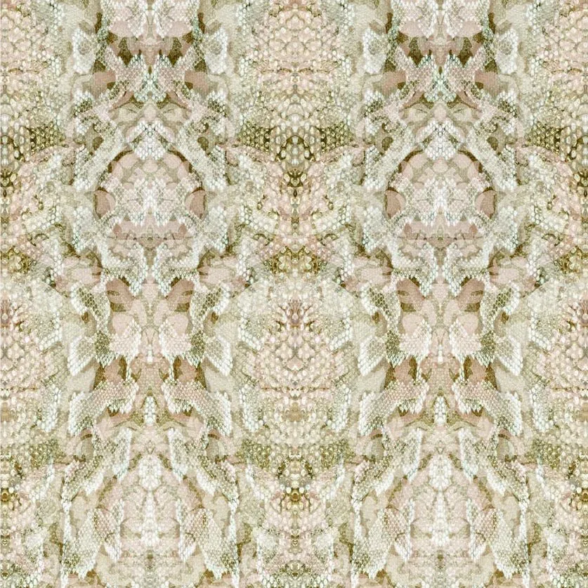 snakeskin damask superwide wallpaper panel