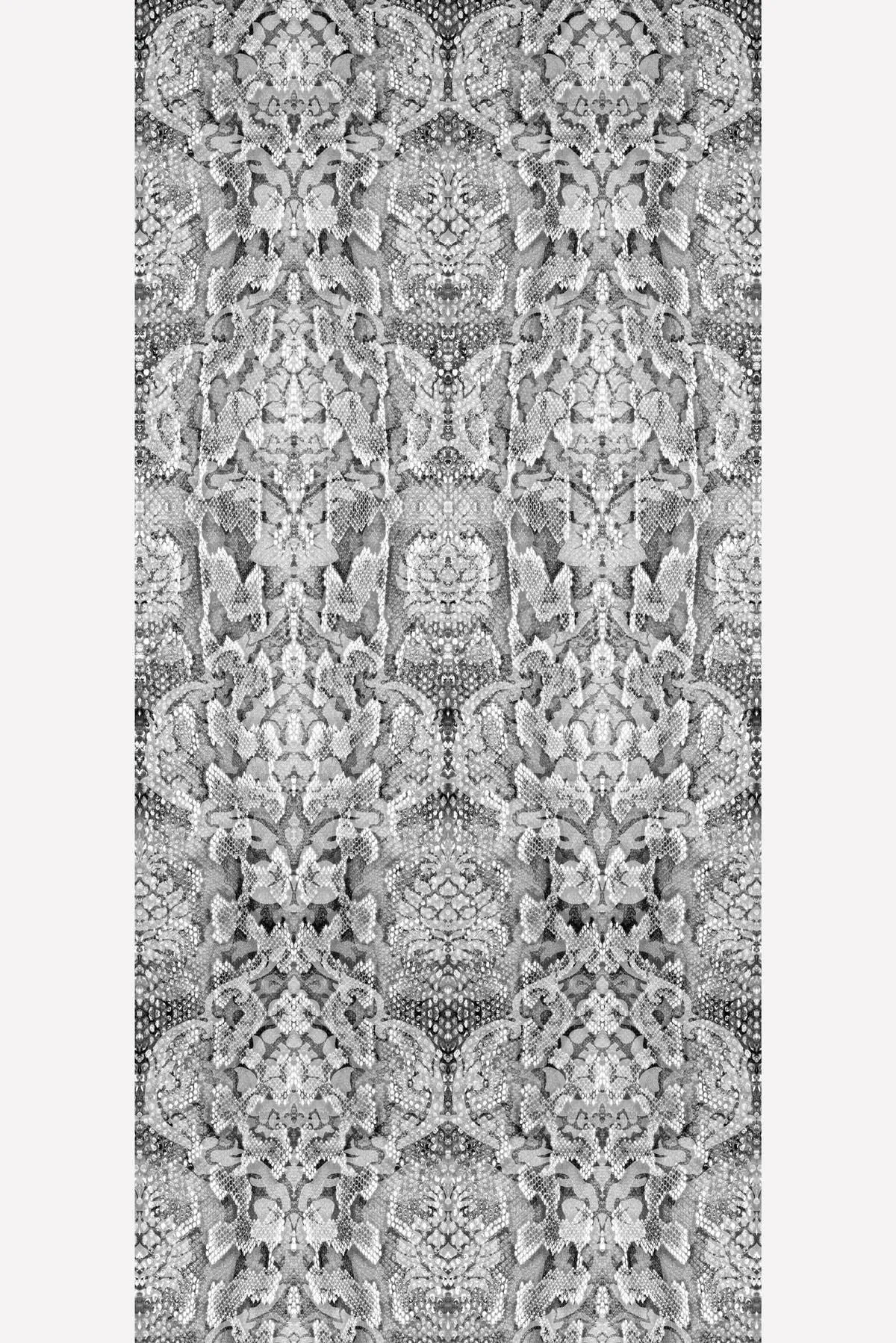snakeskin damask superwide wallpaper panel