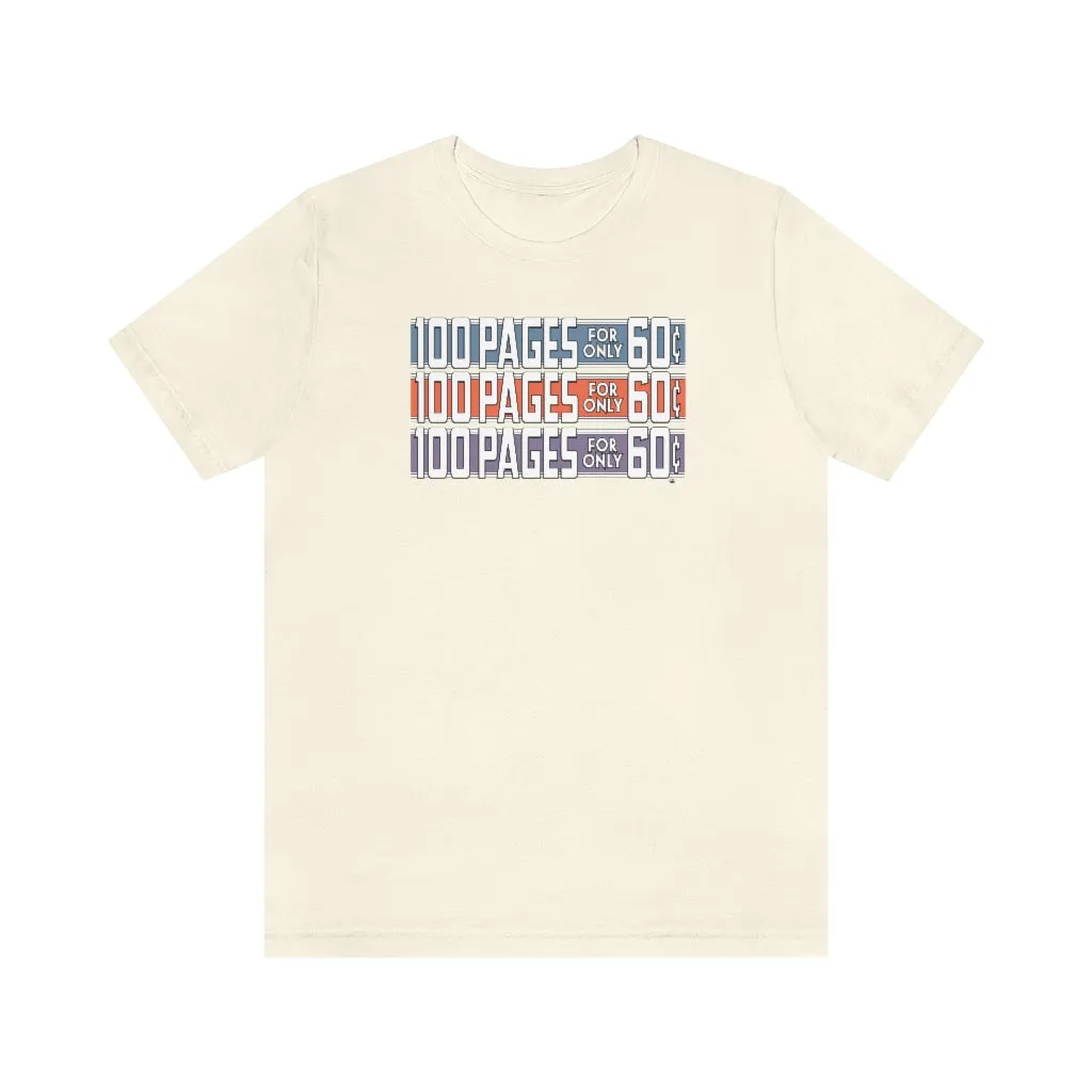 SoundFX 100 PAGES Unisex Jersey Short Sleeve Tee