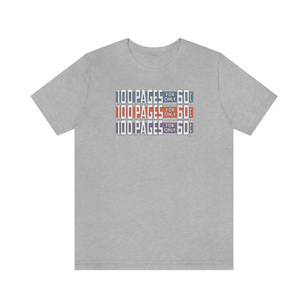 SoundFX 100 PAGES Unisex Jersey Short Sleeve Tee