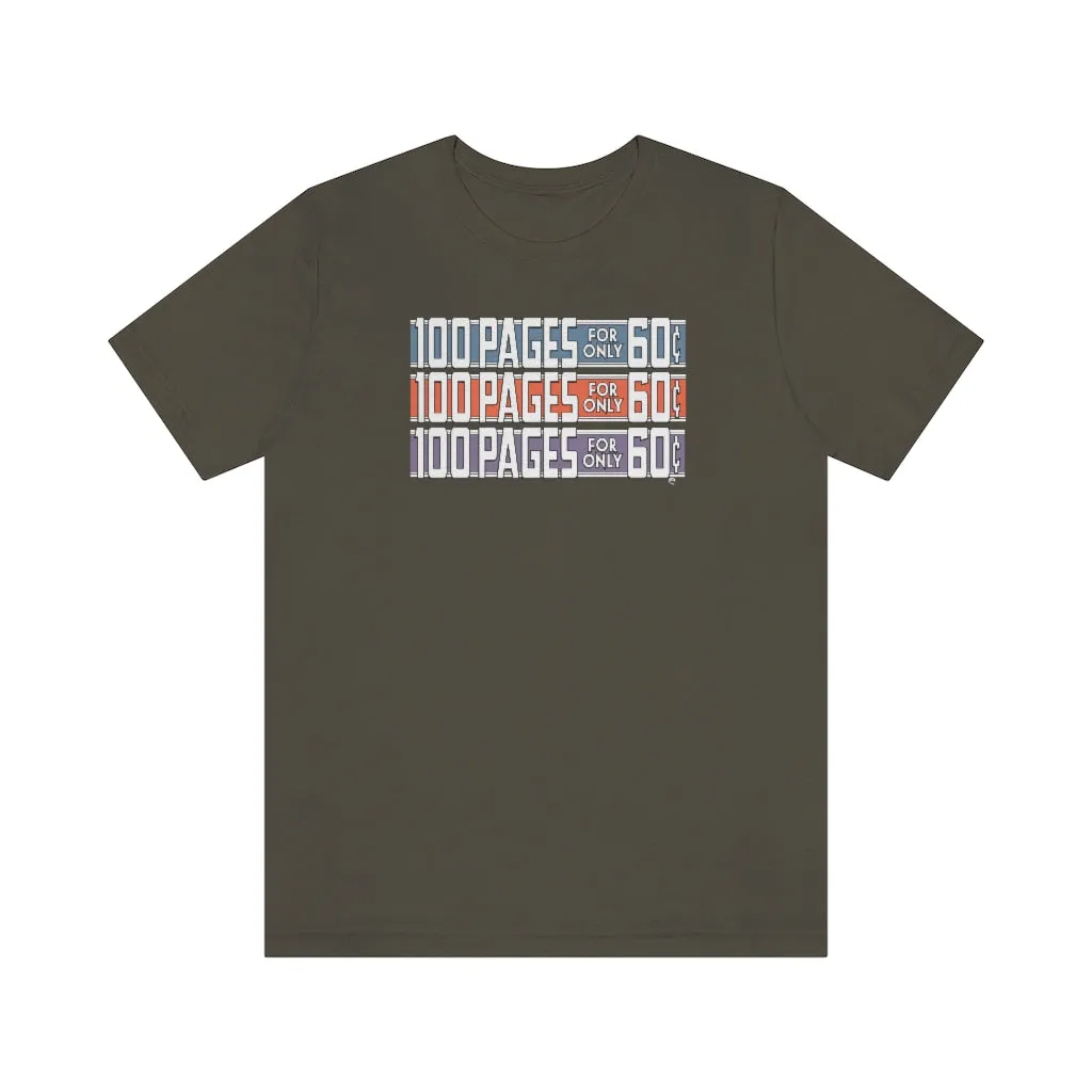 SoundFX 100 PAGES Unisex Jersey Short Sleeve Tee