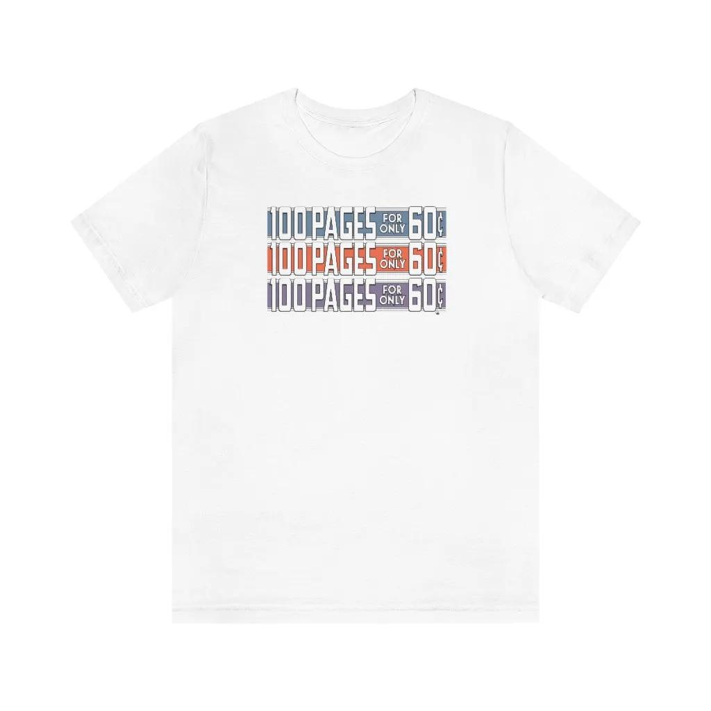 SoundFX 100 PAGES Unisex Jersey Short Sleeve Tee