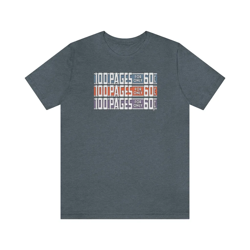 SoundFX 100 PAGES Unisex Jersey Short Sleeve Tee