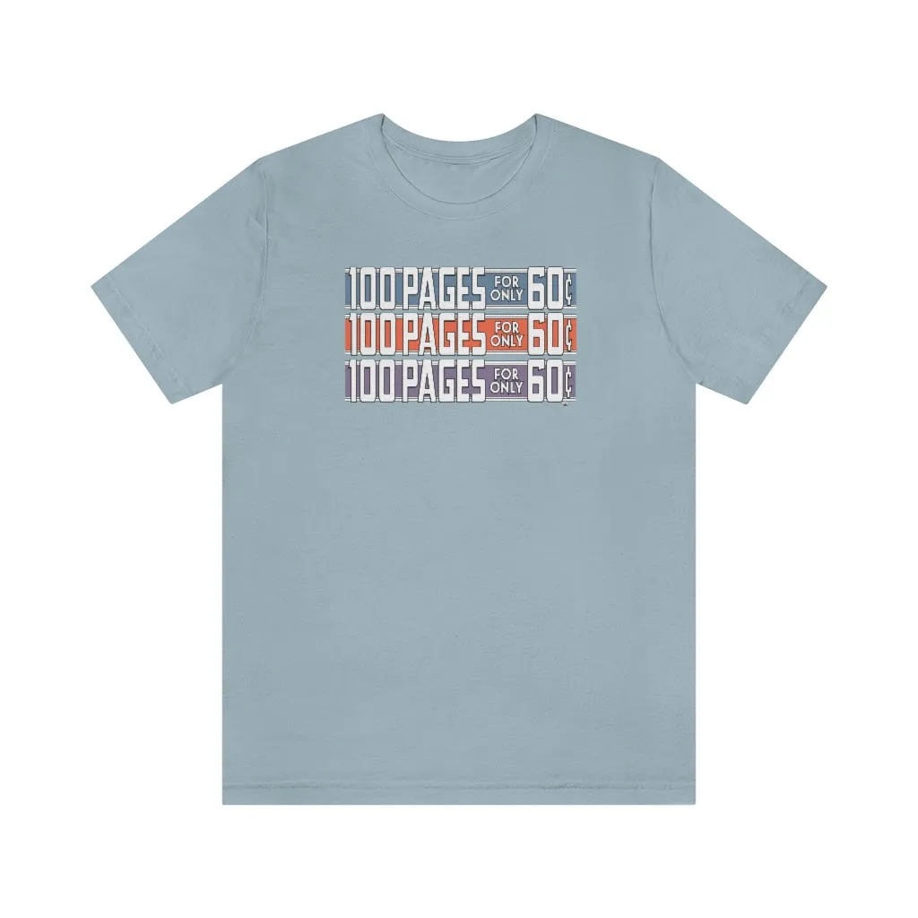 SoundFX 100 PAGES Unisex Jersey Short Sleeve Tee