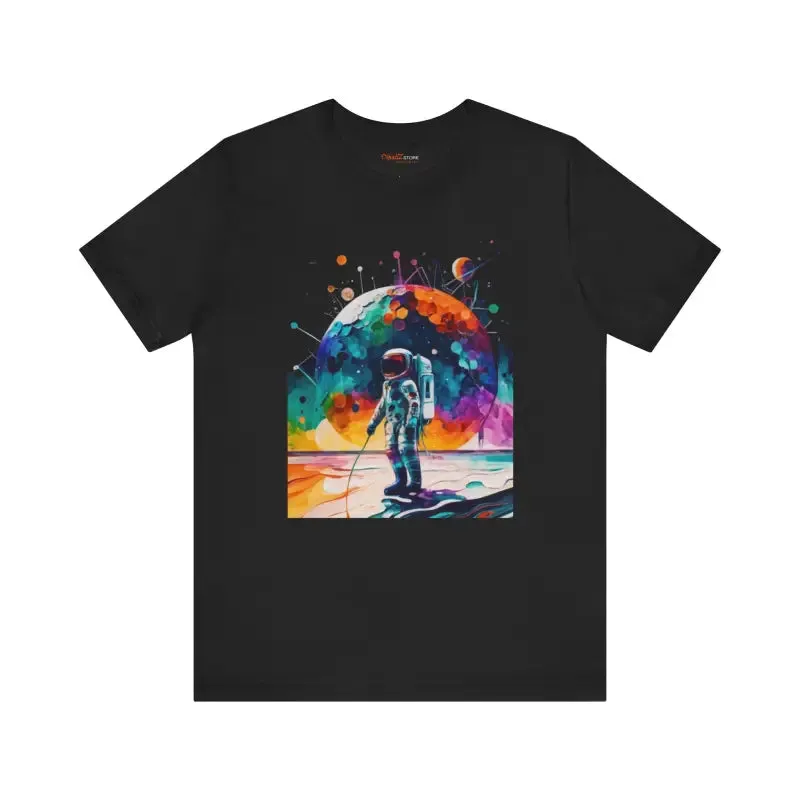 Space Journey Astronaut Unisex Jersey Short Sleeve Tee