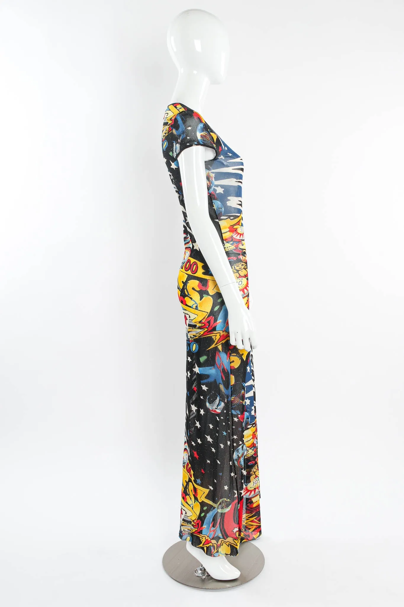 Space Pinball Sheer Dress