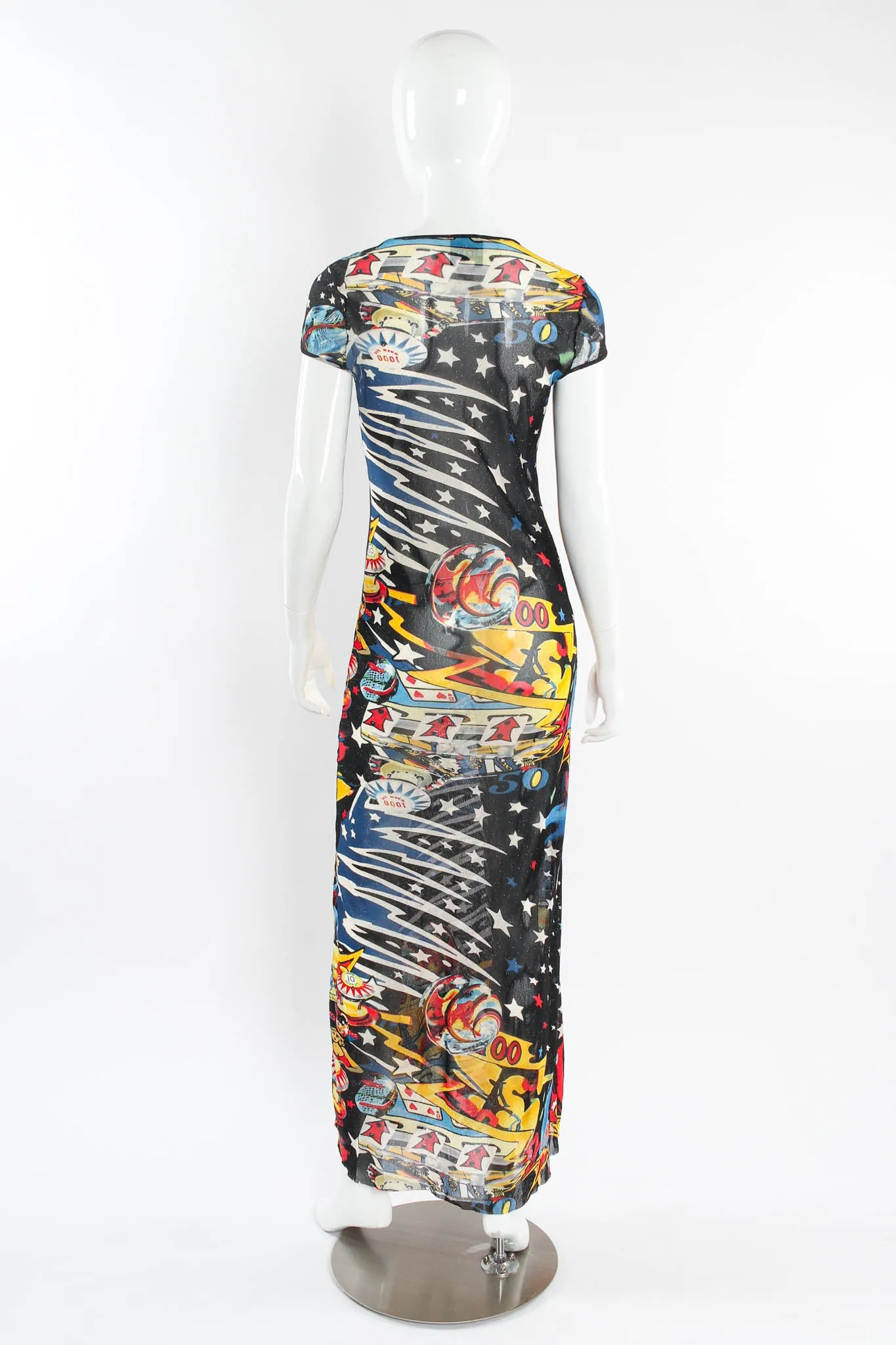 Space Pinball Sheer Dress