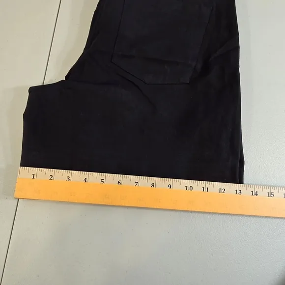 Spanx 6&quot; Polished Short Classic Black Womens Size Large