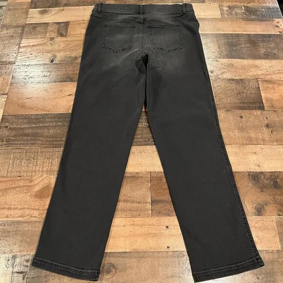 Spanx Straight Leg Jeans in Vintage Black