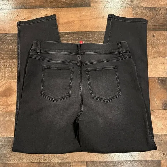 Spanx Straight Leg Jeans in Vintage Black