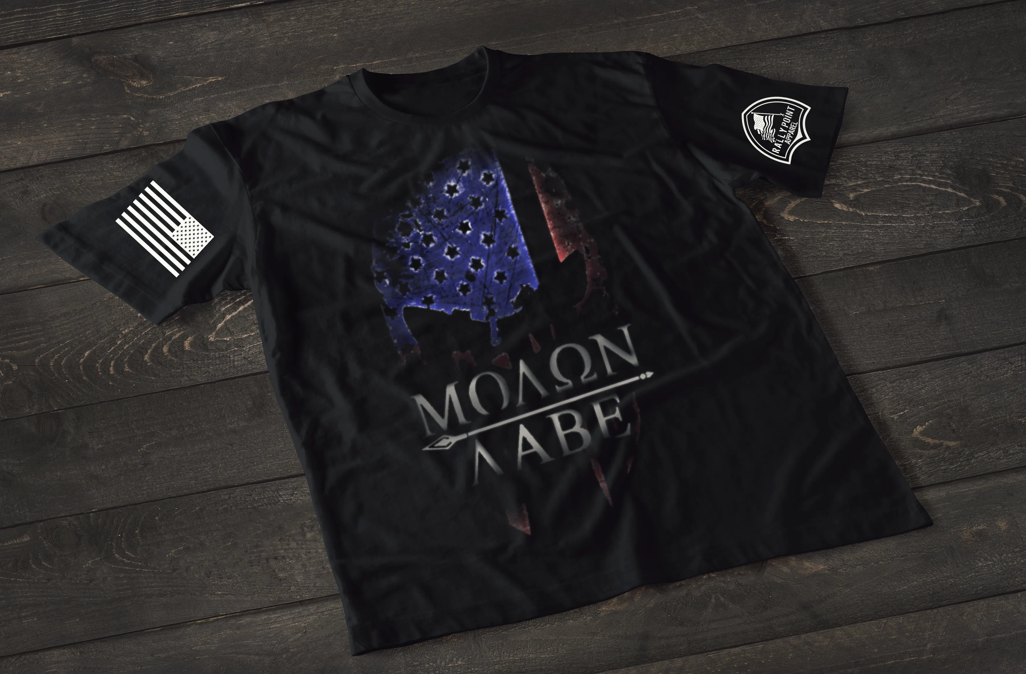 Spartan Mask Patriotic Shirt