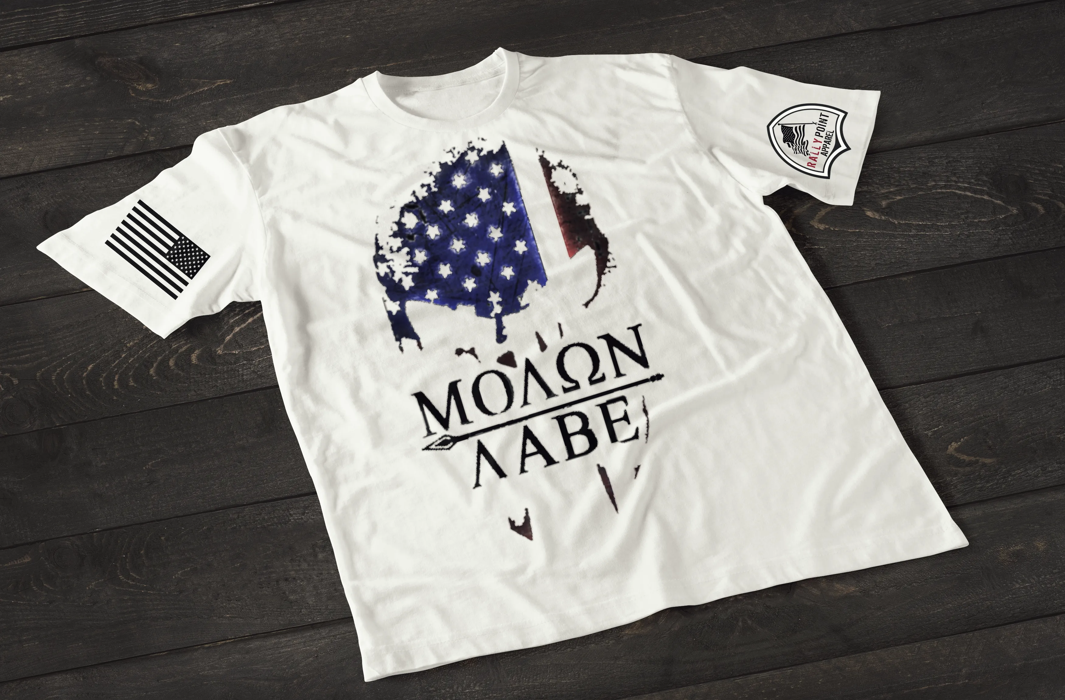 Spartan Mask Patriotic Shirt