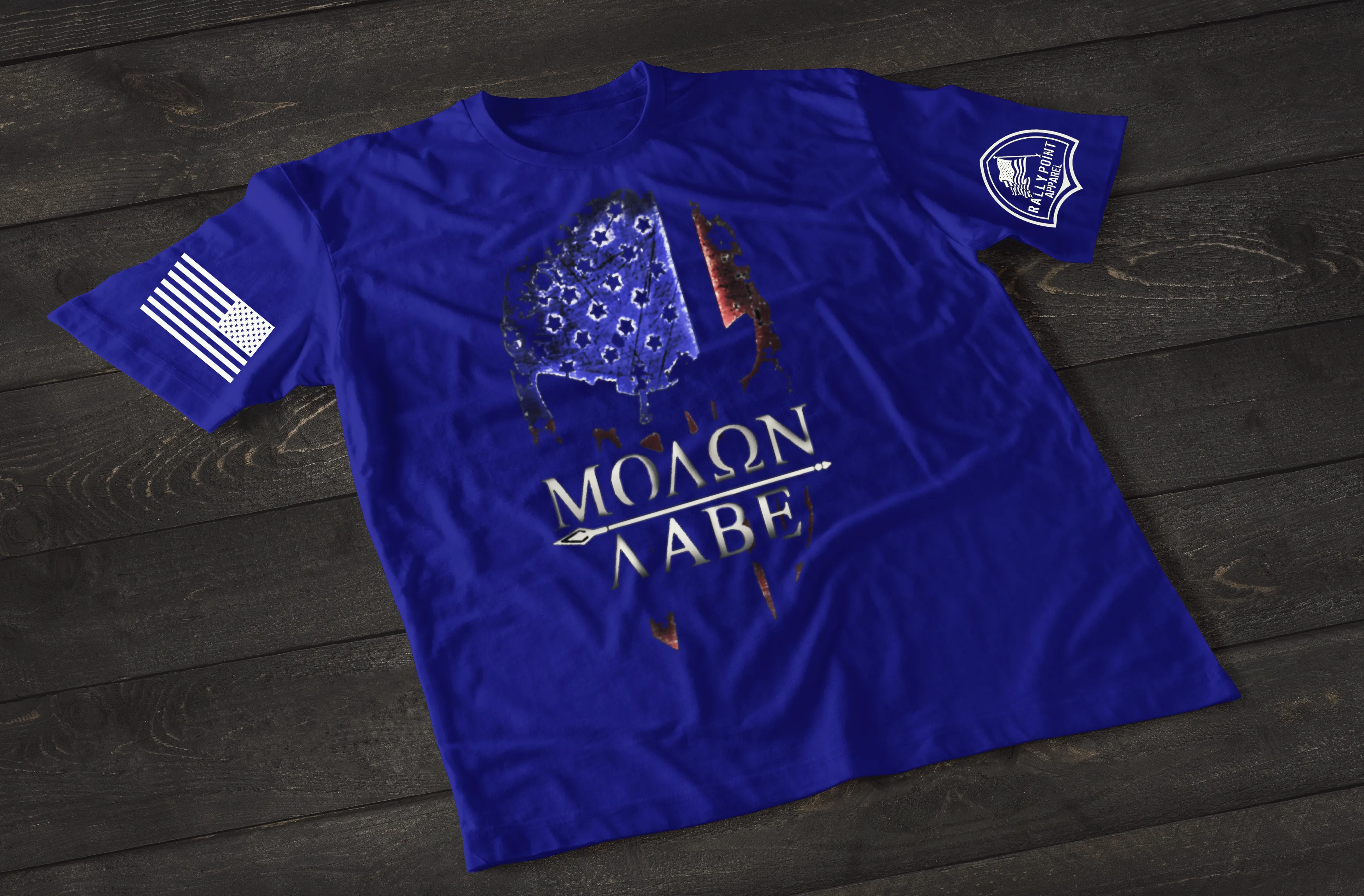 Spartan Mask Patriotic Shirt
