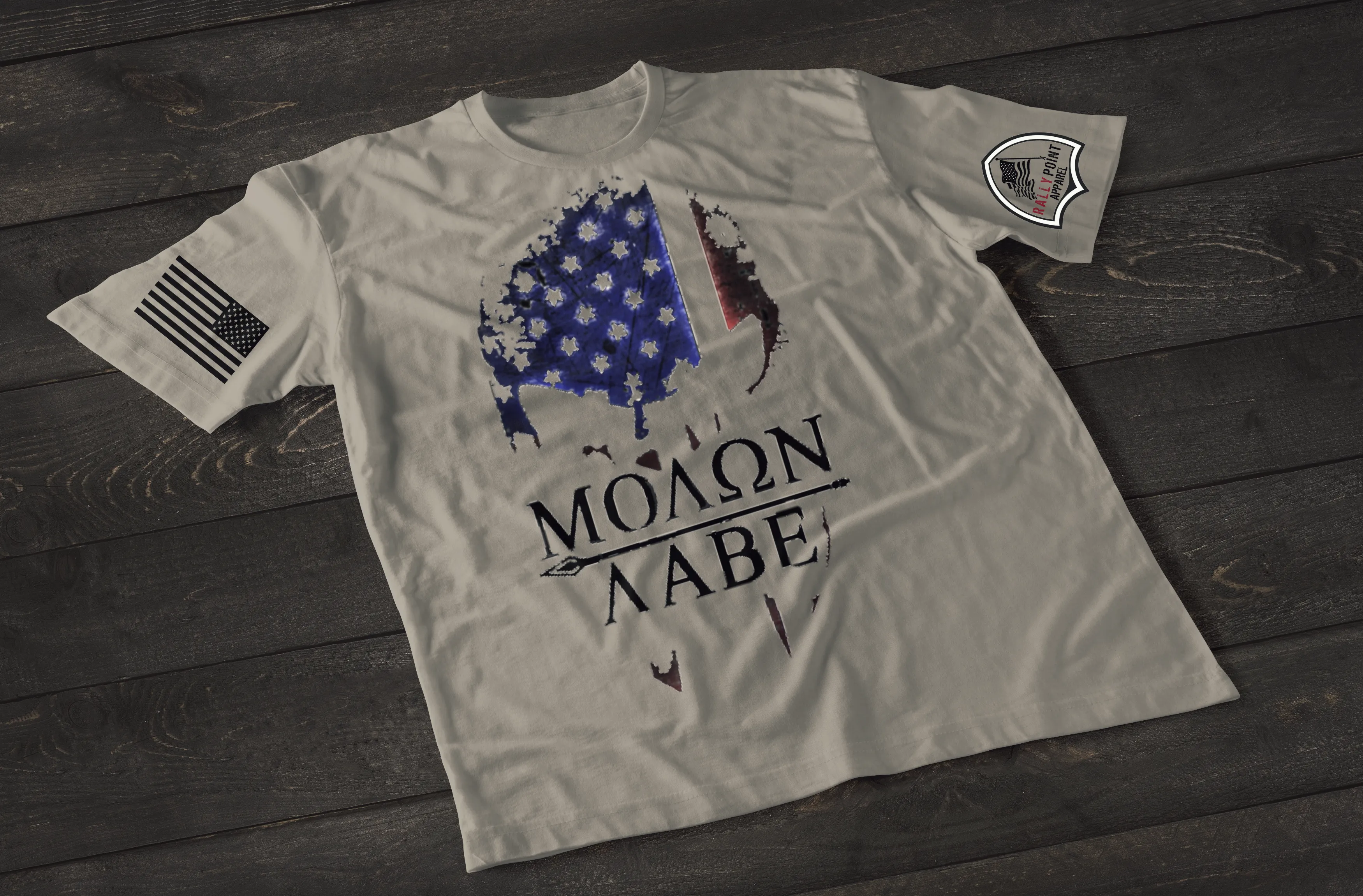 Spartan Mask Patriotic Shirt