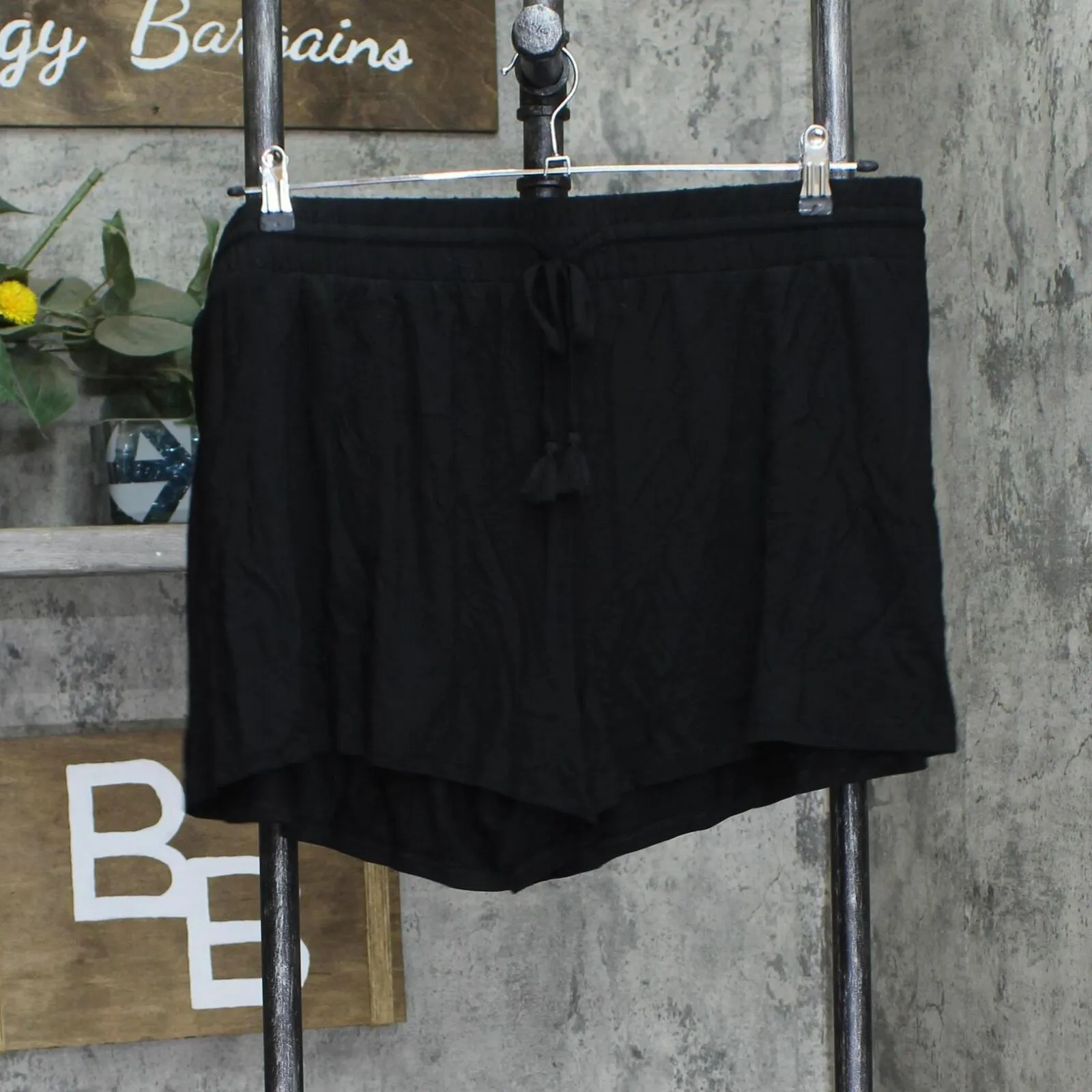 Stars Above Women's Plus Size Beautifully Soft Pajama Shorts 82387969 Black 1X