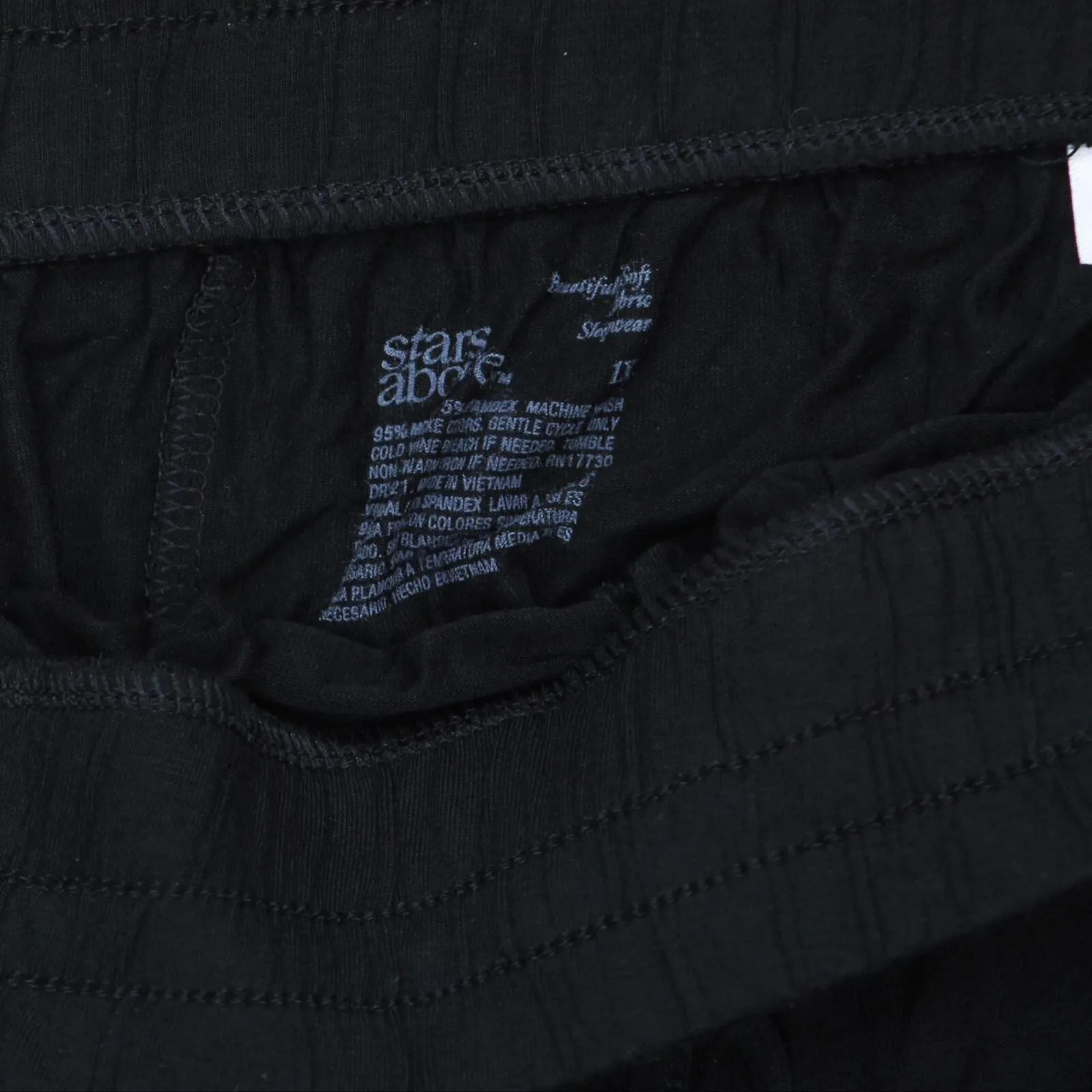 Stars Above Women's Plus Size Beautifully Soft Pajama Shorts 82387969 Black 1X