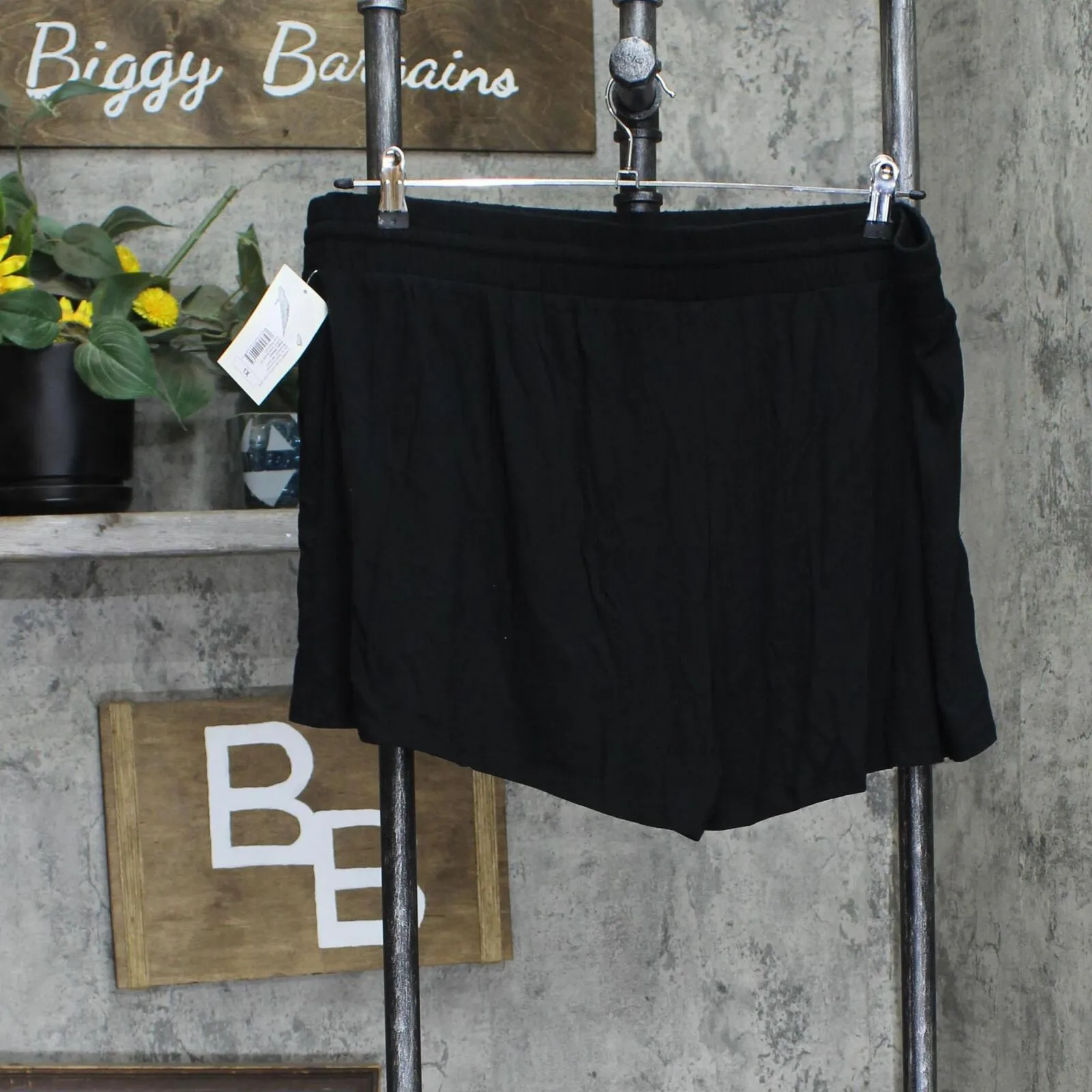 Stars Above Women's Plus Size Beautifully Soft Pajama Shorts 82387969 Black 1X