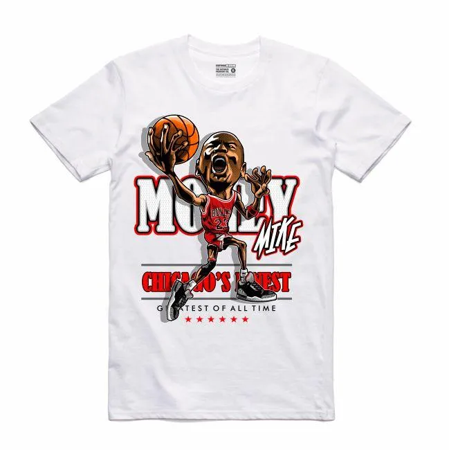 Streetwear on Demand CARICATURE MJ TEE WHITE
