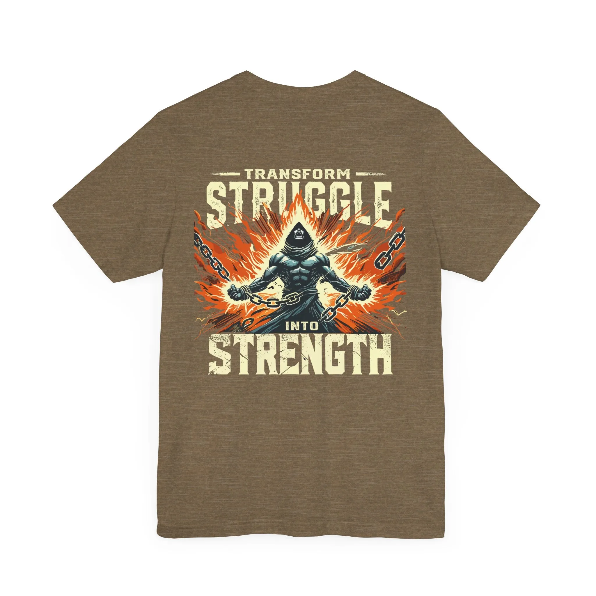 Struggle Into Strength Inspirational Gym Shirt - Motivation for Your Workout - RISE SOVEREIGN