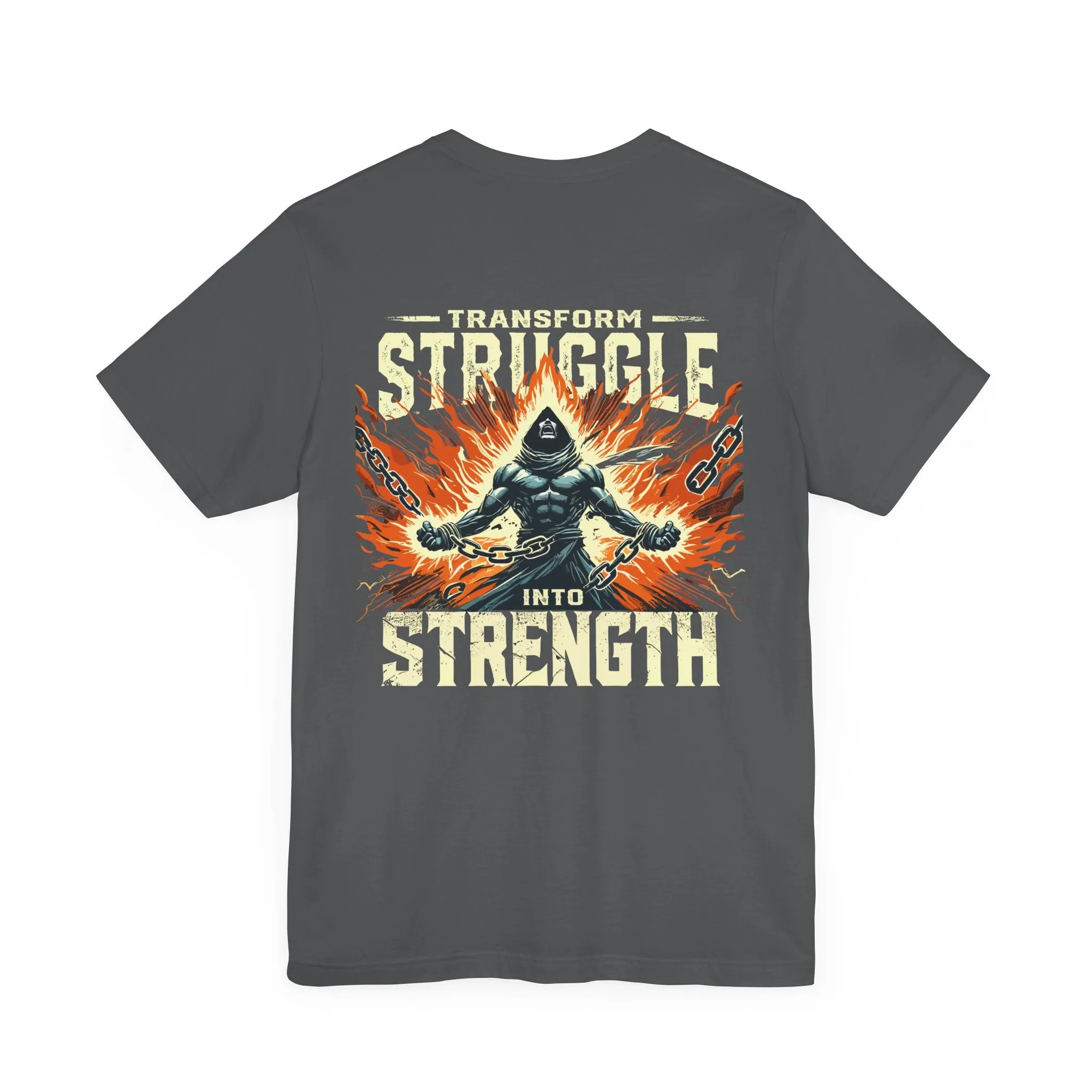 Struggle Into Strength Inspirational Gym Shirt - Motivation for Your Workout - RISE SOVEREIGN