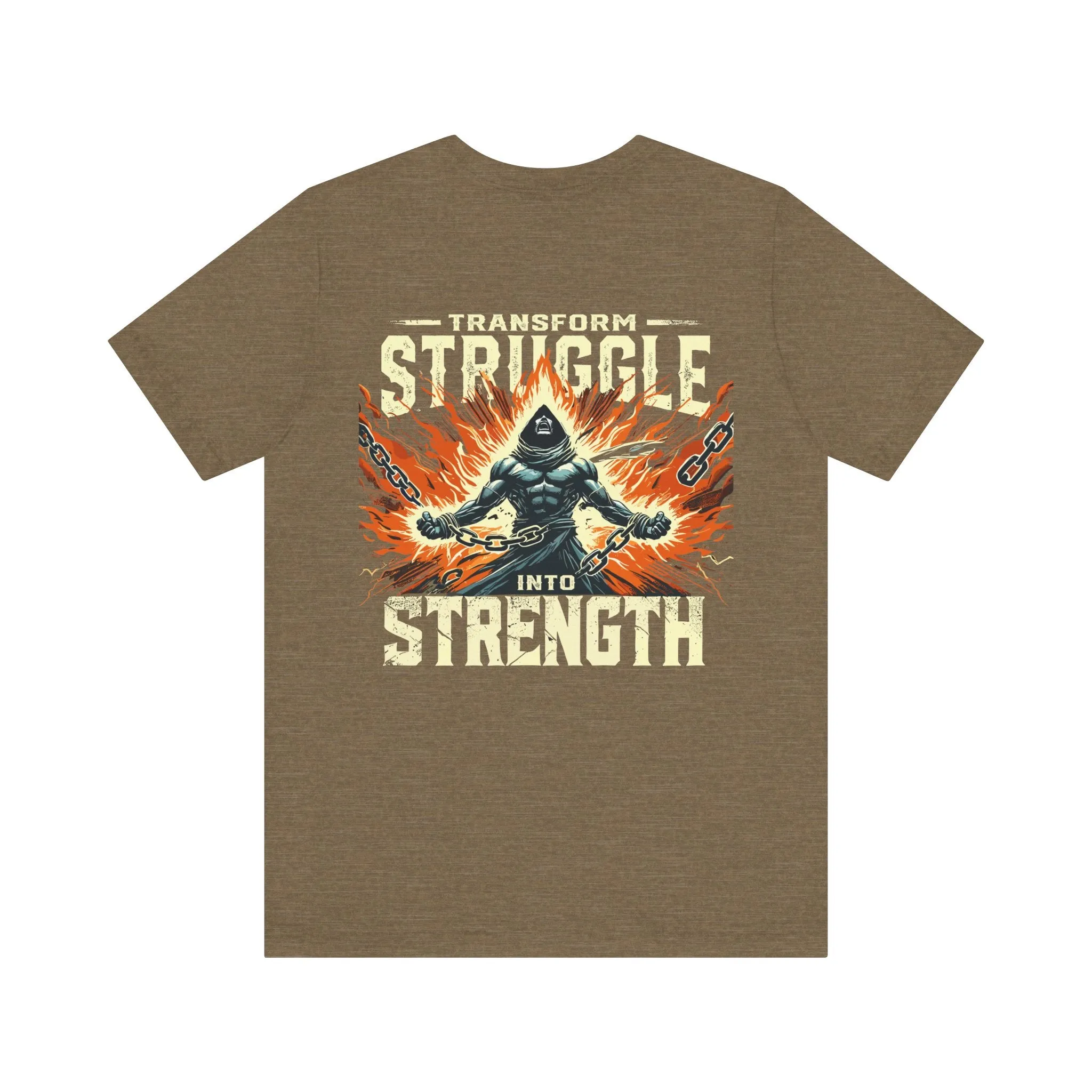 Struggle Into Strength Inspirational Gym Shirt - Motivation for Your Workout - RISE SOVEREIGN