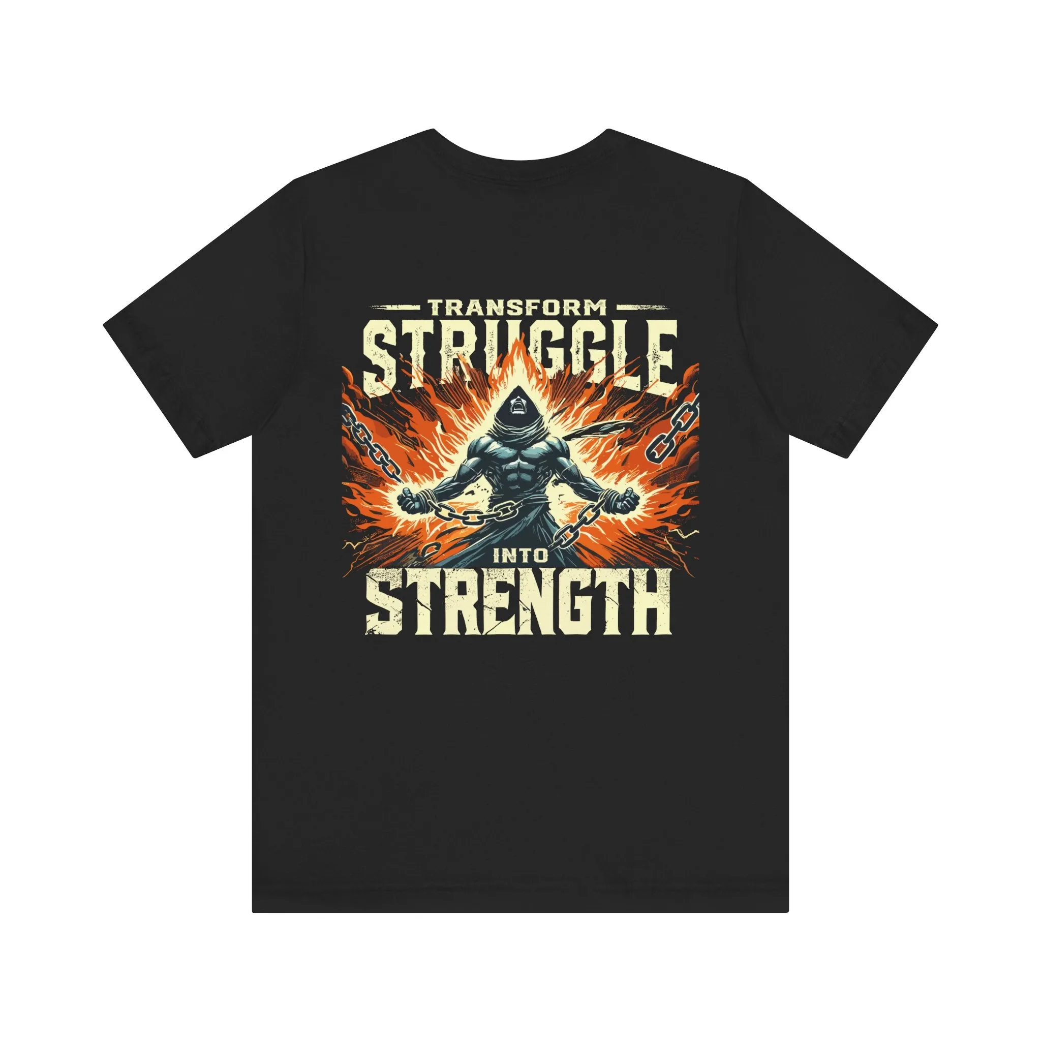 Struggle Into Strength Inspirational Gym Shirt - Motivation for Your Workout - RISE SOVEREIGN