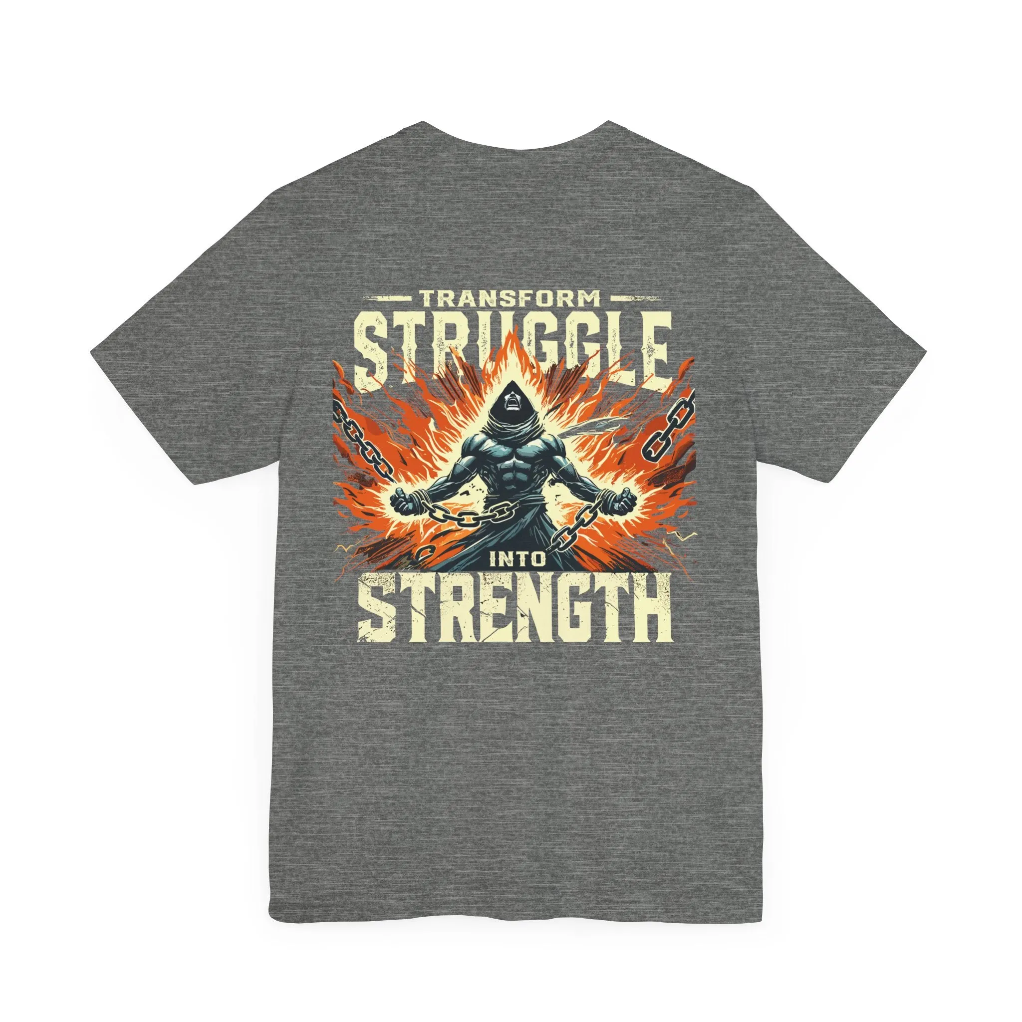 Struggle Into Strength Inspirational Gym Shirt - Motivation for Your Workout - RISE SOVEREIGN