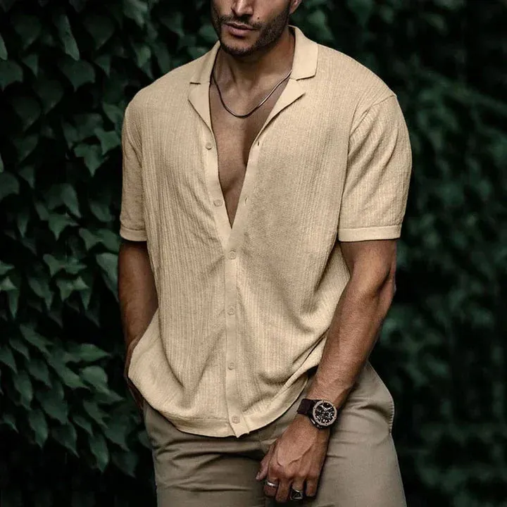 Summer comfort in a stylish linen shirt for men